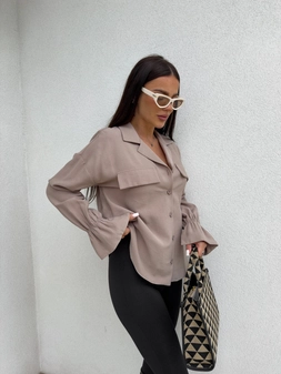 Koszula KEILA - beżowa