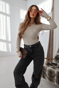 Body damskie BG Lick | beż