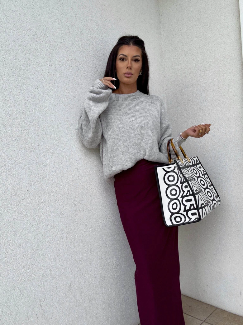 Spódnica VOGUE – bordowa