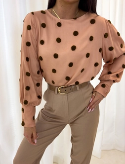 Bluzka LUCA - pudrowy róż C18619