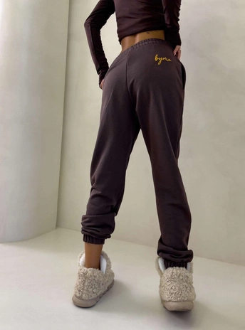 Spodnie DUO – czekoladowe