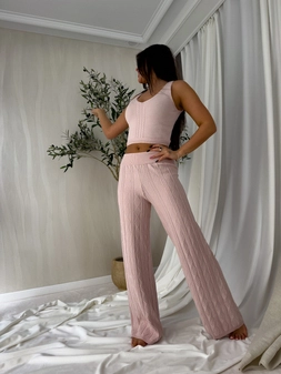 Komplet SAMIRA - pudrowy róż