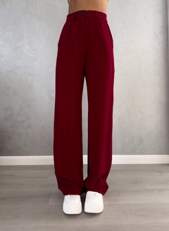 Spodnie SIMPLE - wino T18236