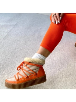 Śniegowce beżowo pomarańczowe z wiązaniem I530