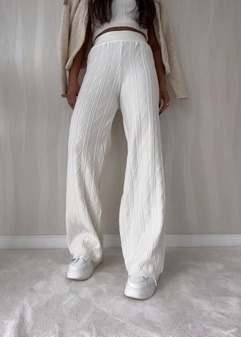 Spodnie SAMIRA - ecru