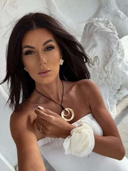 Sukienka SPAIN - ecru