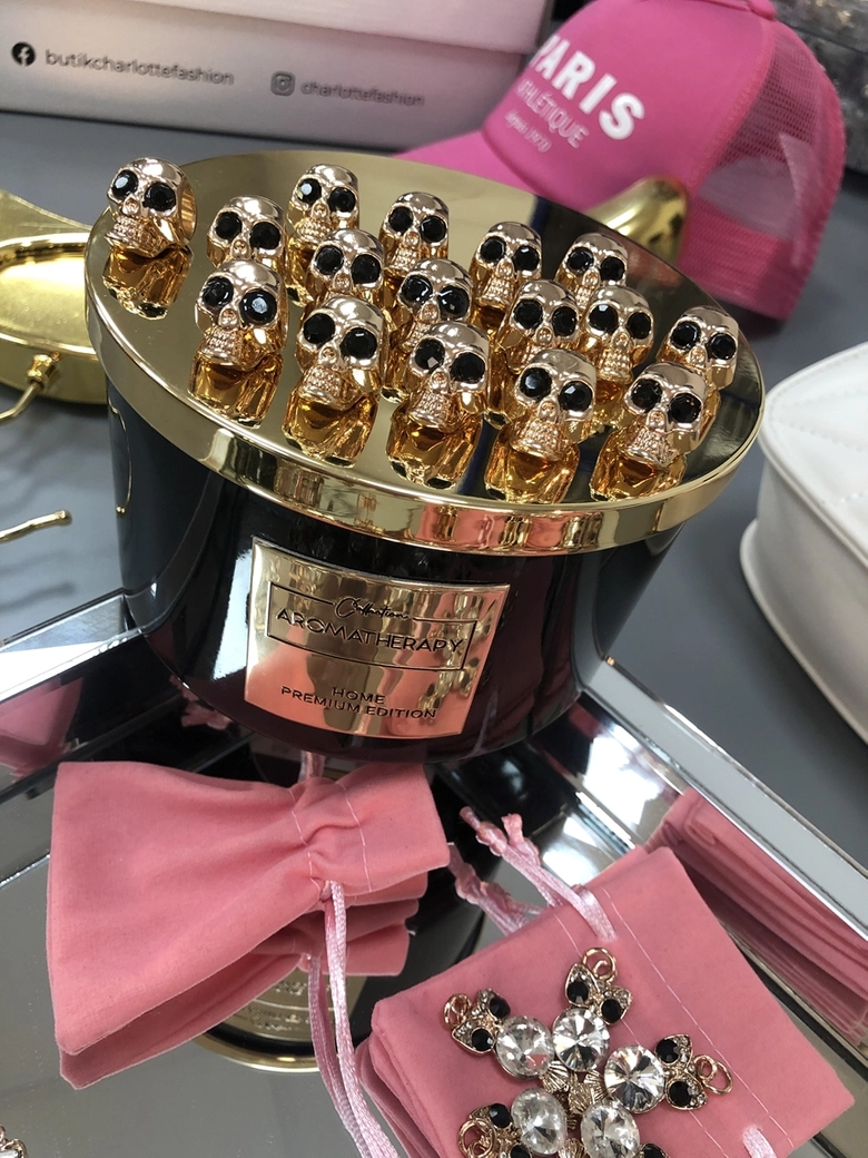 Charms zawieszka ozdoba do butów czaszka X005