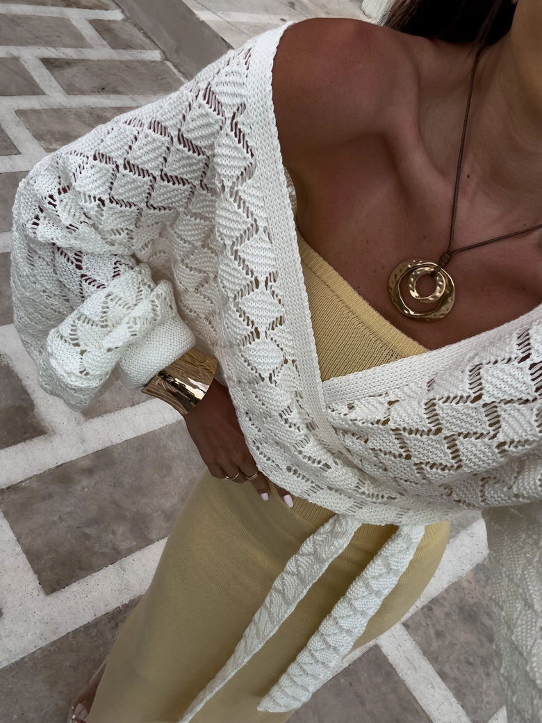 Kimono AMEIRO - ecru