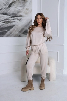 Komplet damski BG Vinci | beżowy
