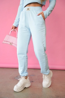 Spodnie damskie BG Version | błękit