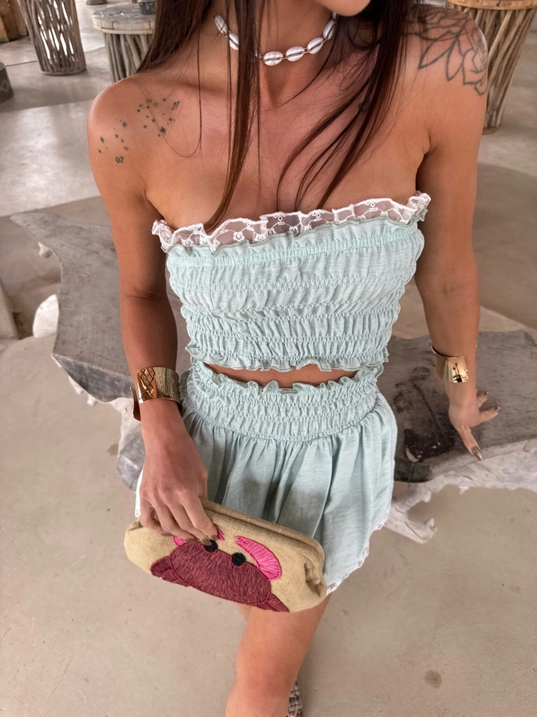 Komplet BEACHY mięta