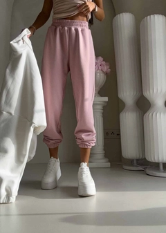 Spodnie dresowe CLASSIC - pudrowy róż