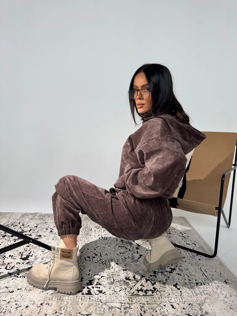 Bluza QUEEN czekolada