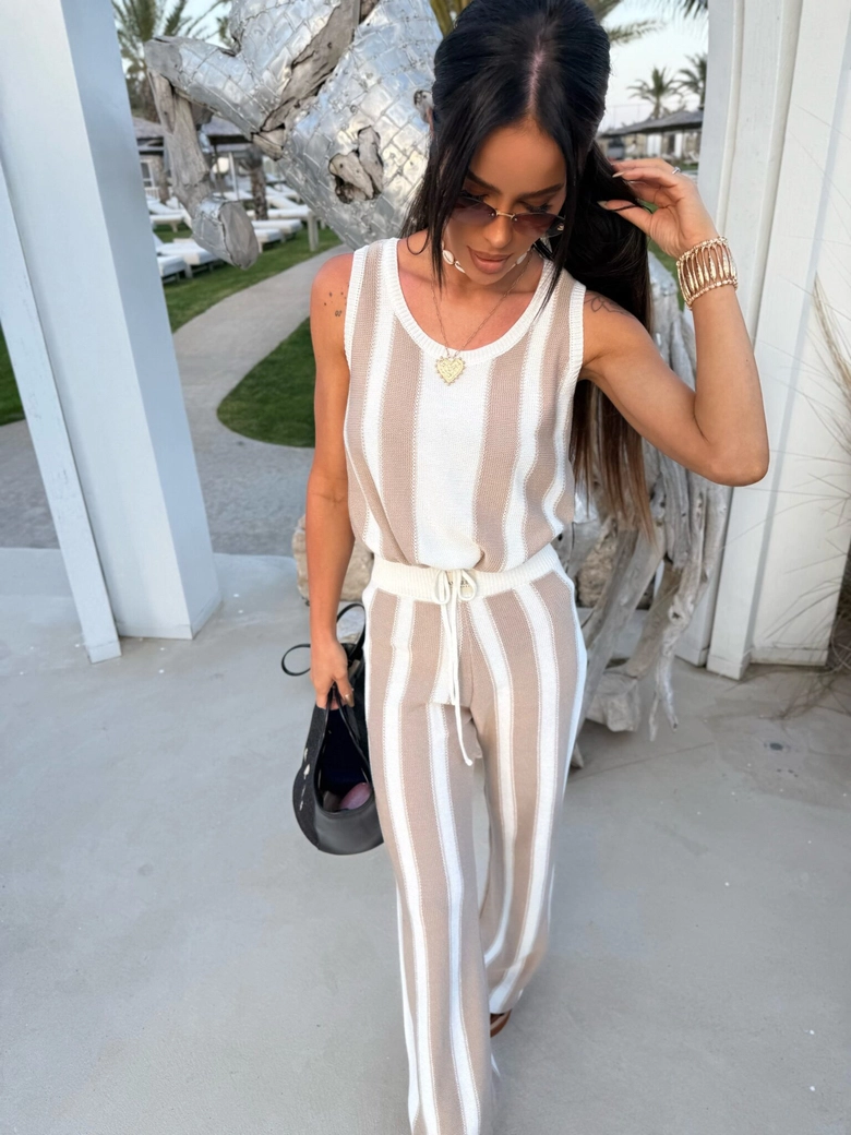 Komplet SANDY ecru/beż