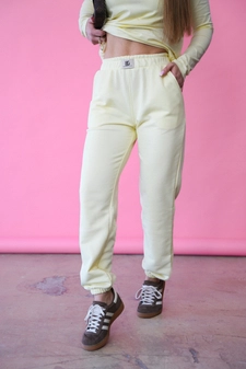 Spodnie damskie BG Version | masełko