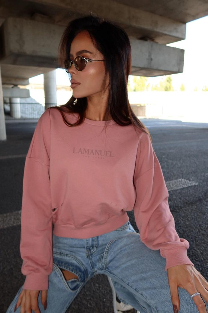 Bluza ABOUT brudny róż