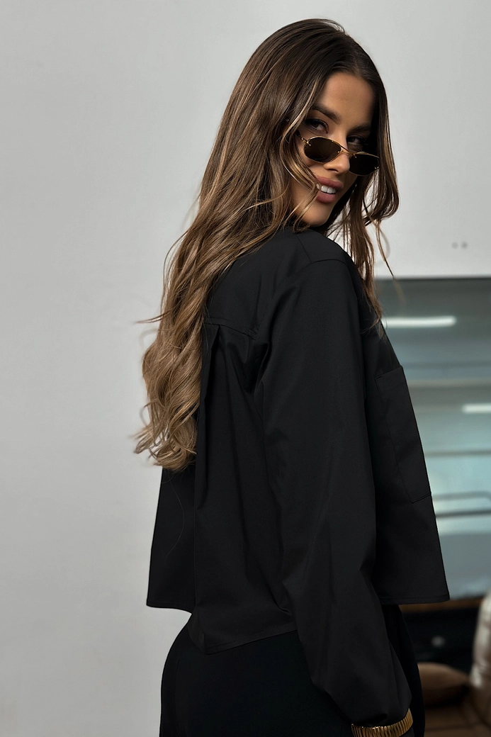 Koszula damska BG Symbiosis | czarny O19318