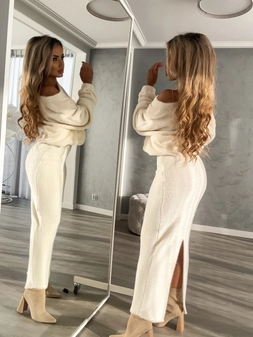 Komplet WINTER - ecru N18990