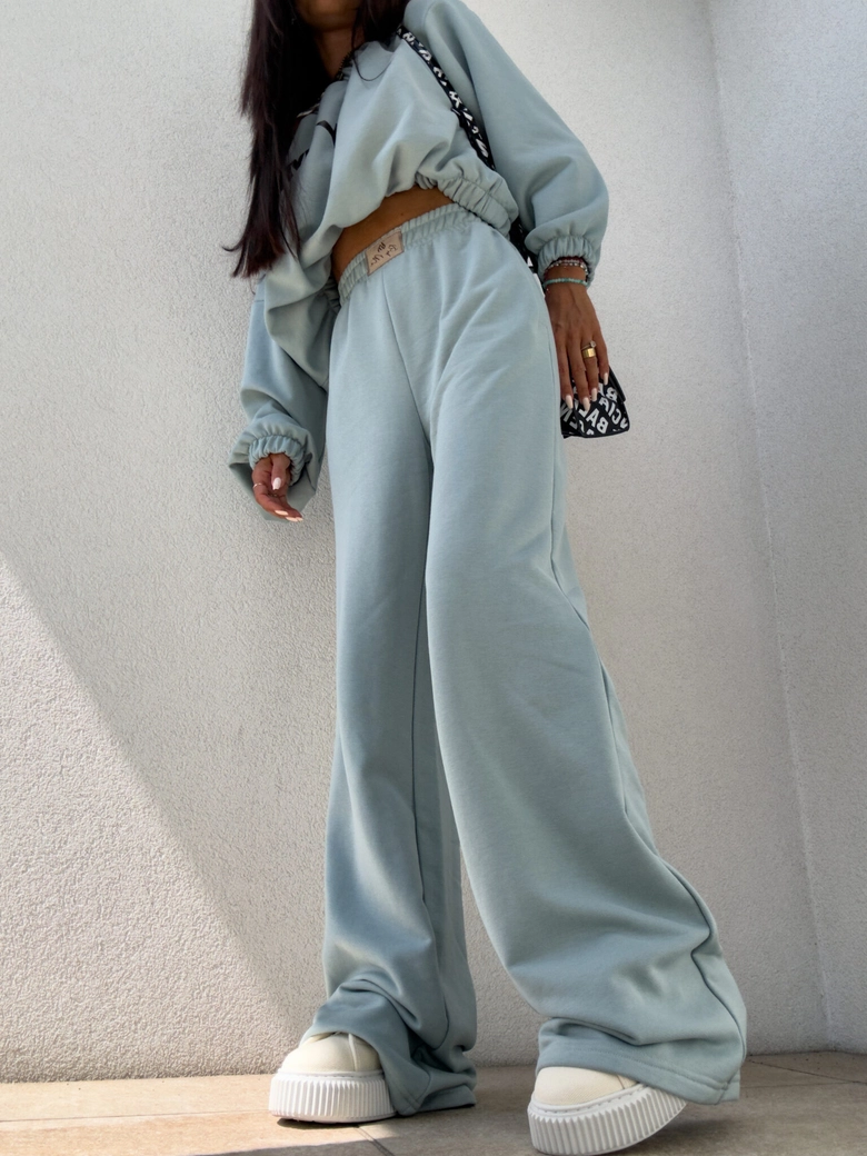 Spodnie SEVEN – szałwiowe