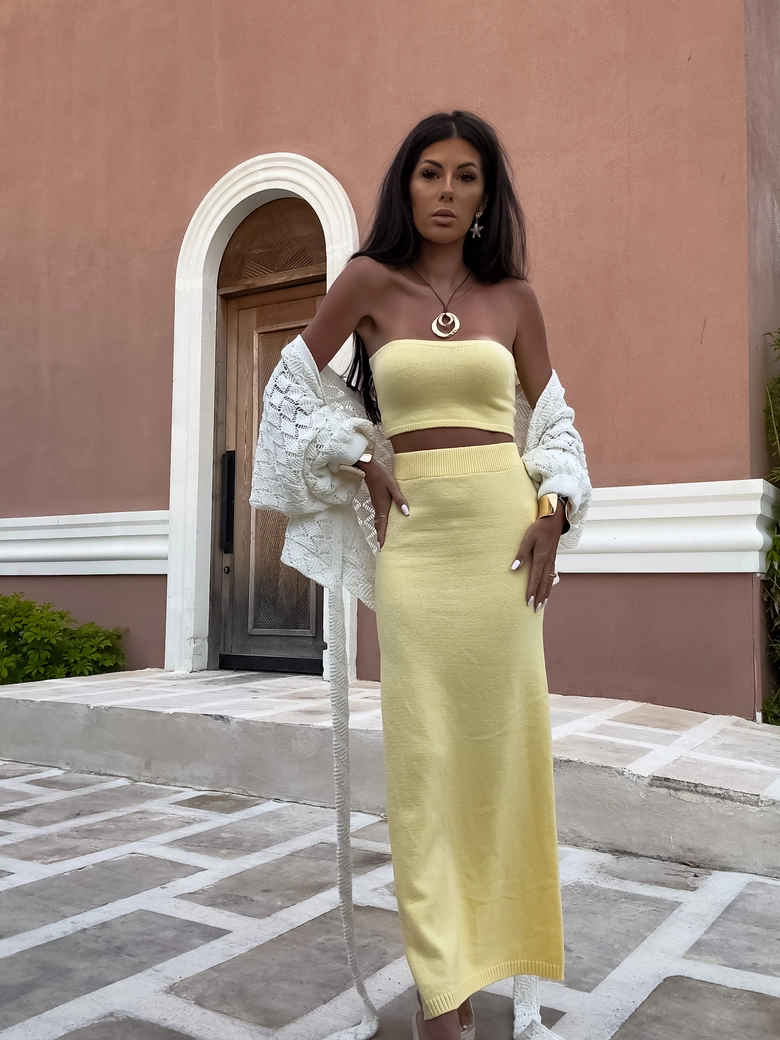 Komplet MEDUSA - żółty