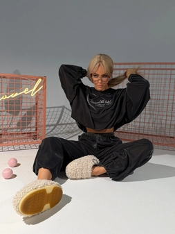 Spodnie NUIT srebrne