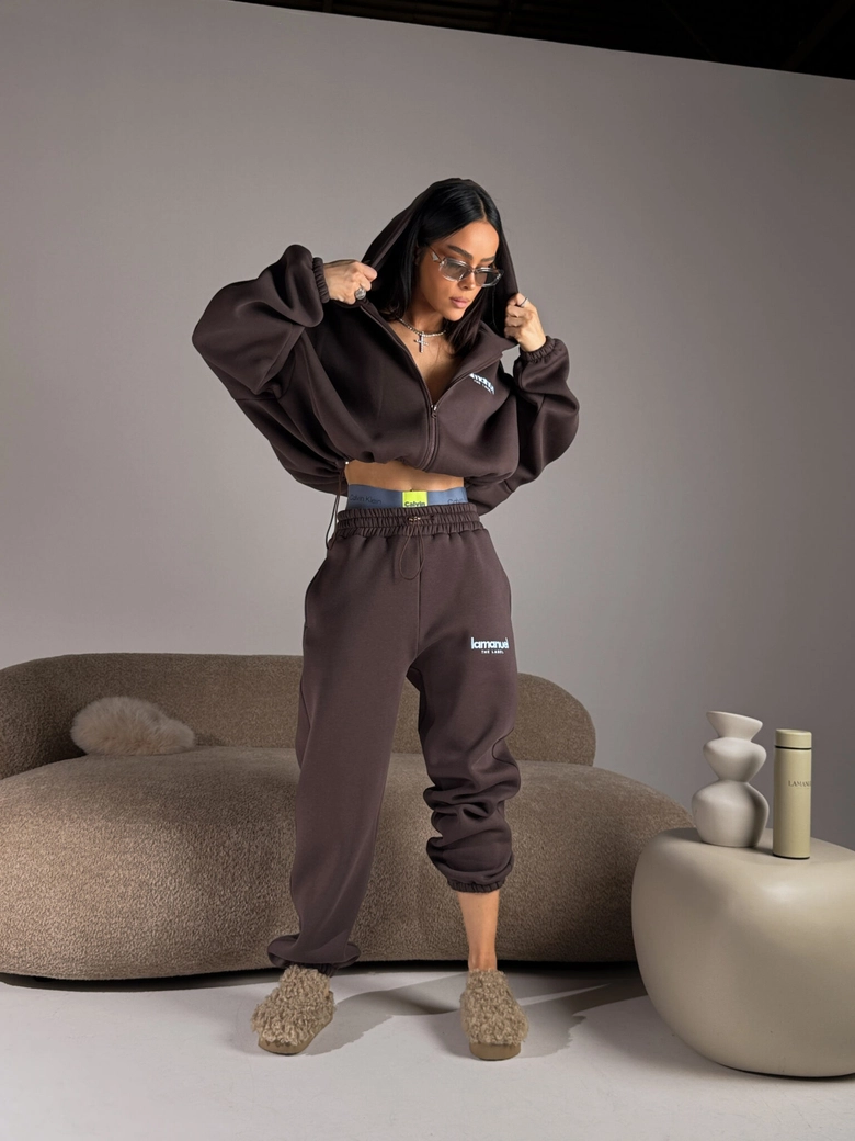 Spodnie CREAMY czekolada