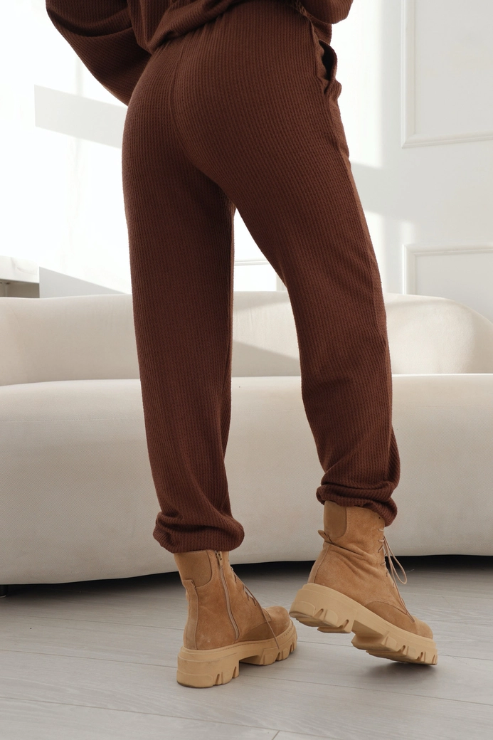 Komplet damski BG Opium | gorzka czekolada