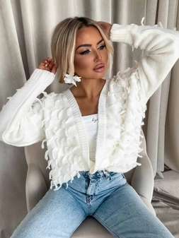 Sweter LIZZY – ecru
