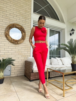 Komplet DELANI ROSE – czerwony