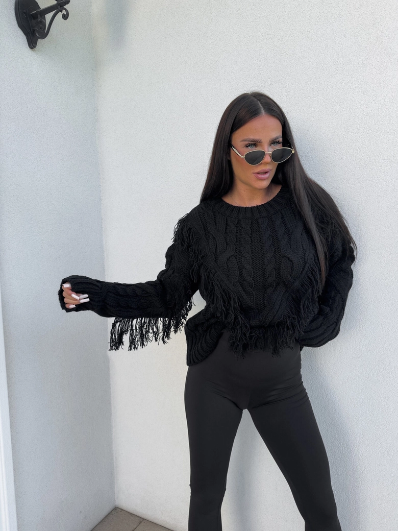 Sweter INDIANA - czarna