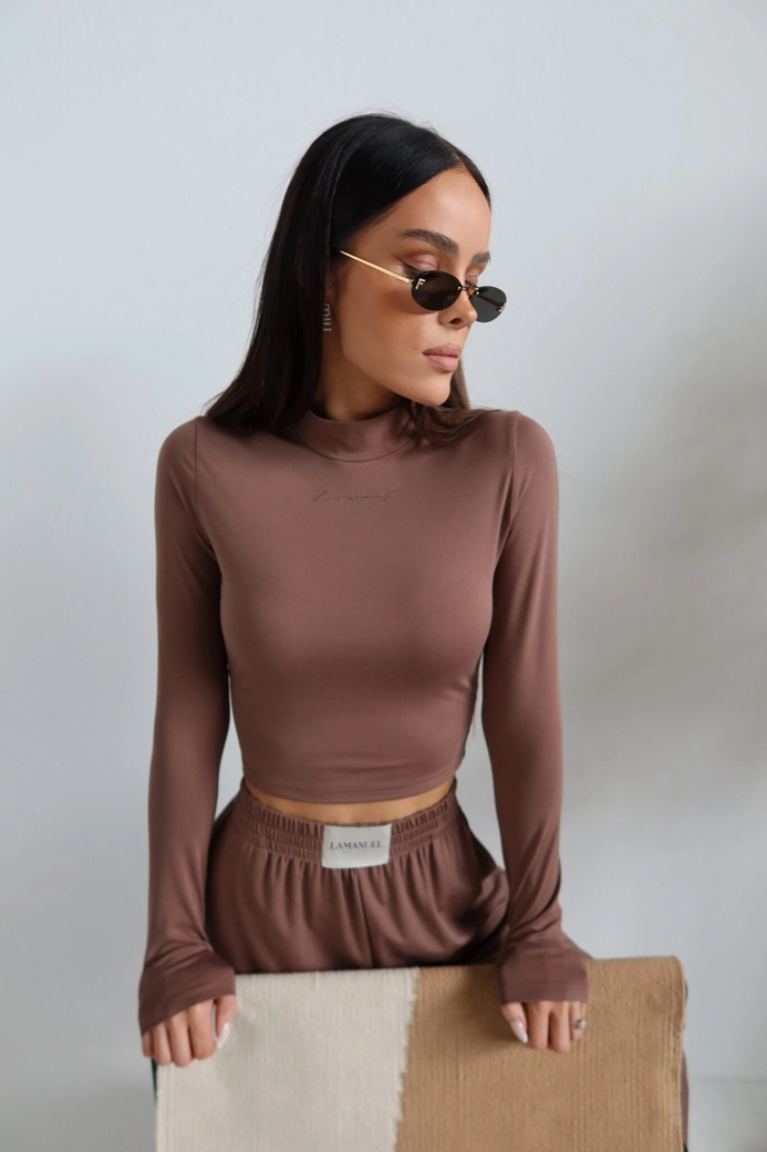 Spodnie BALANCE czekolada