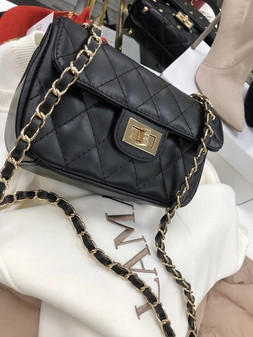 Torba pikowana czarna Ting J212