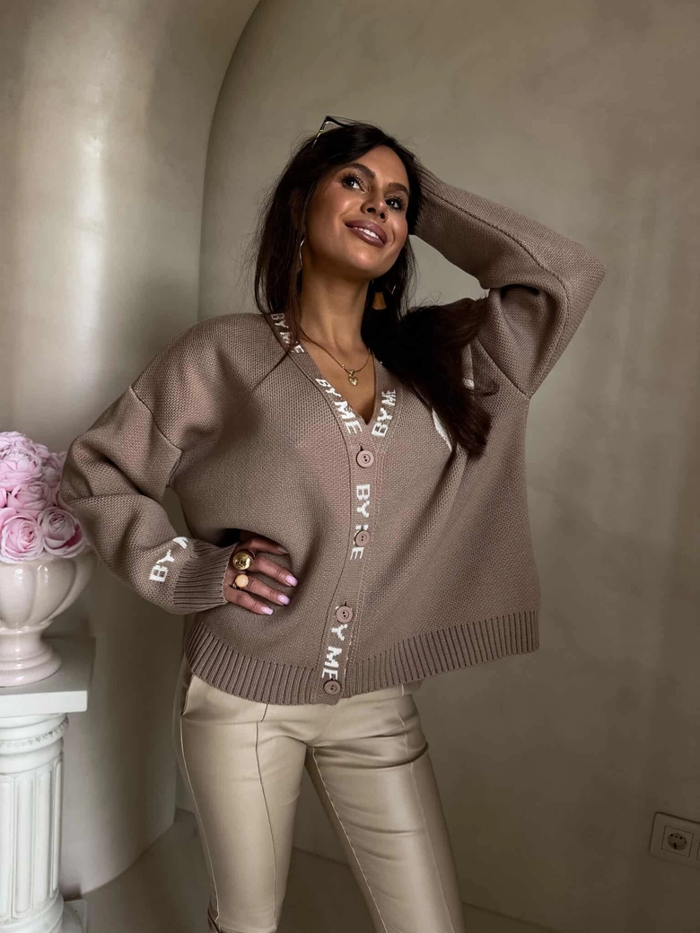 Kardigan SERCA - beżowy