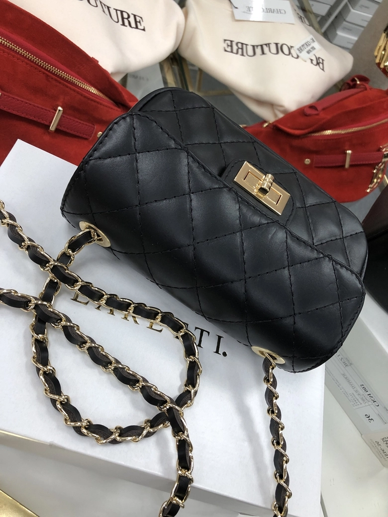 Torba pikowana czarna Ting J212