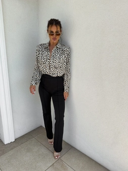 Koszula JACKSON print – panterka O17123