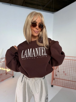 Bluza CREATIVE czekolada