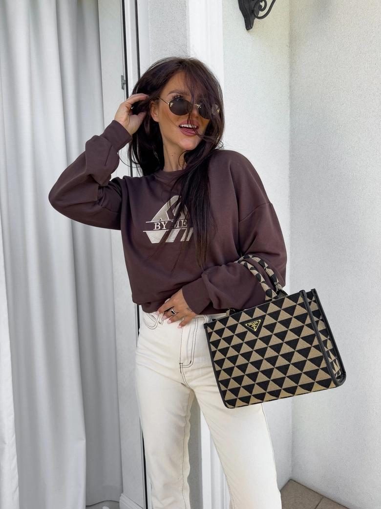 Bluza LUXIT – czekoladowa