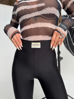 Legginsy FAMOUS czarne
