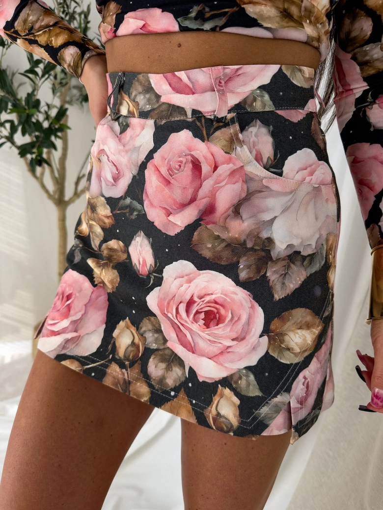 Spódnico-szorty ICON jeans - rosa