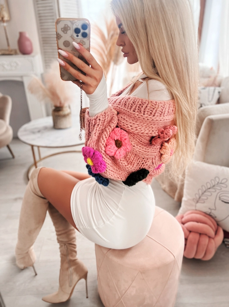 Kozaki muszkieterki beżowe na szpilce I336