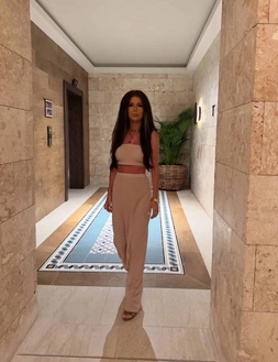 Komplet SHINE - beżowy