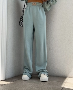 Spodnie SEVEN – szałwiowe