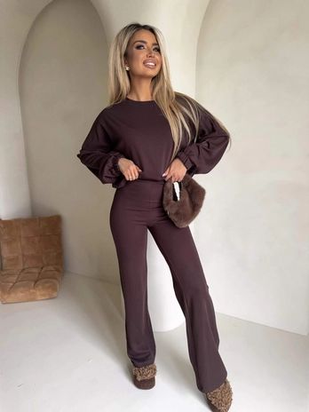 Komplet ANGEL NEW – czekoladowy