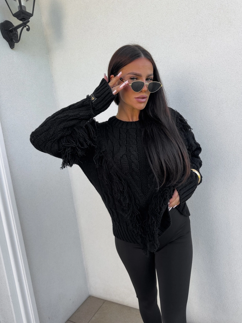 Sweter INDIANA - czarna