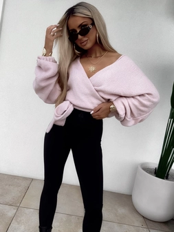 Kimono TEDDY - pudrowy róż