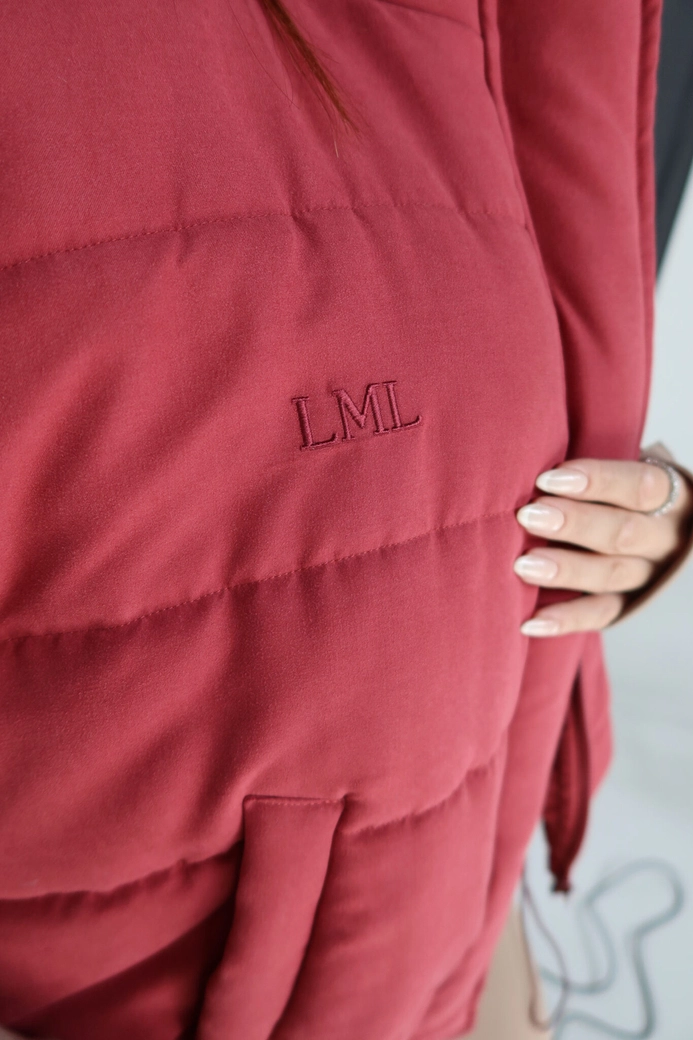 Kamizelka OUTSIDE bordo