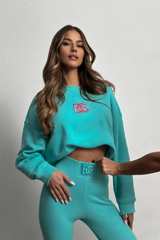 Legginsy damskie BG Fit me | mięta G19347