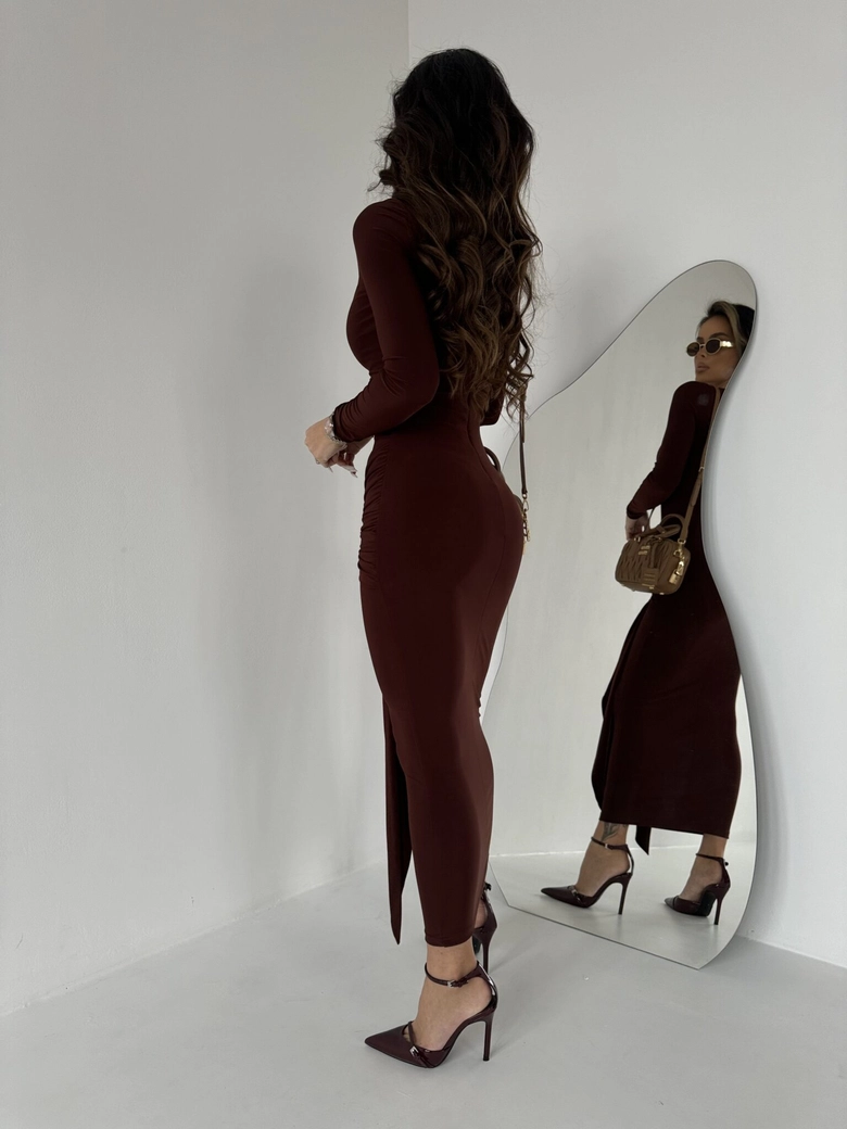 Sukienka SAINT brąz A18439