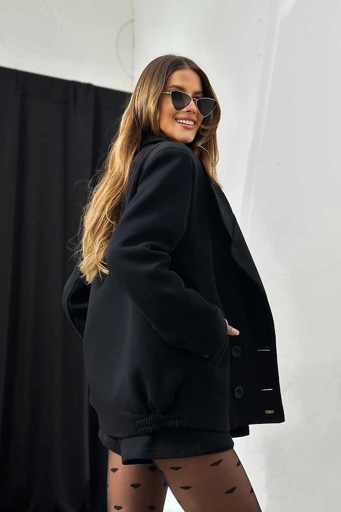 Płaszcz damski BG Voodoo | czarny H20676