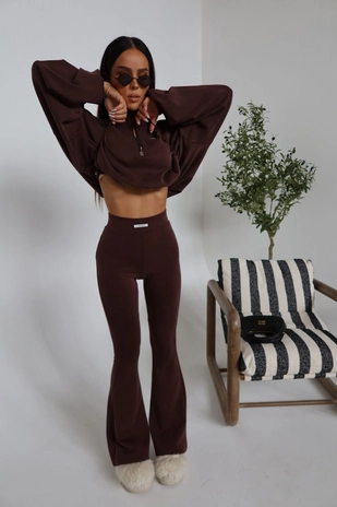 Spodnie MOVE czekolada